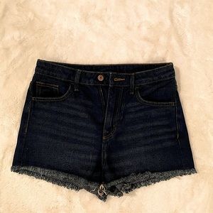 Denim high-waisted short (6)